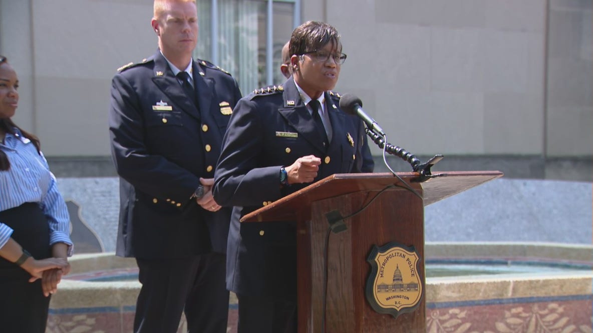 DC Police Chief Smith discusses the line-of-duty death of Officer Wayne David